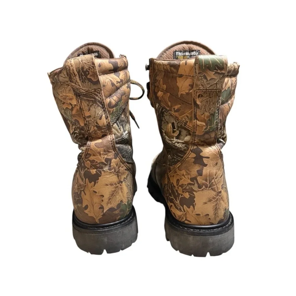 Irish Setter Hunting Boots Mens 8.5 D Camo Thinsulate Vibram 894